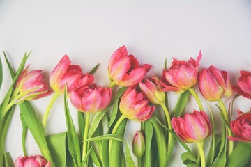  Frühling - Blumenstrauß Tulpe mit Herz