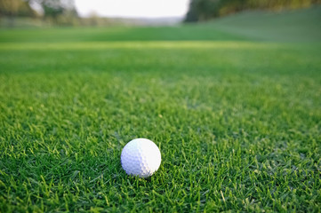 ゴルフボール　フェアウエー