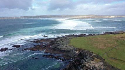 Amazing coastline by Drimitten close to Ardara - County Donegal, Ireland - WIld Atlantic Way