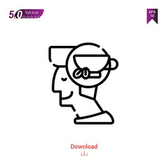 Outline coffee  icon isolated on white background. Popular icons for 2019 year. creative-process. Line pictogram. Graphic design, mobile application, logo, user interface. EPS 10 format vector