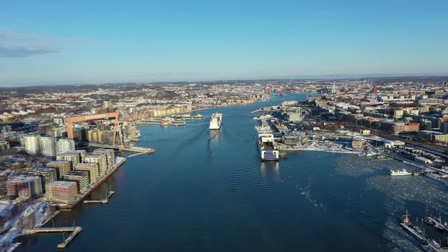 City of Gothenburg in winter