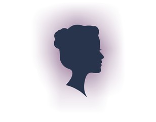 Minimalist Woman Silhouette Vector Design