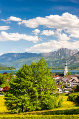Fototapeta premium landscape near St. Gilgen, Austria
