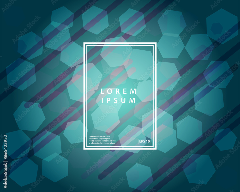 Leinwandbilder Modern colorful abstract geometric background. Geometric shapes abstract composition. Gradient vector background design. Eps10 vector