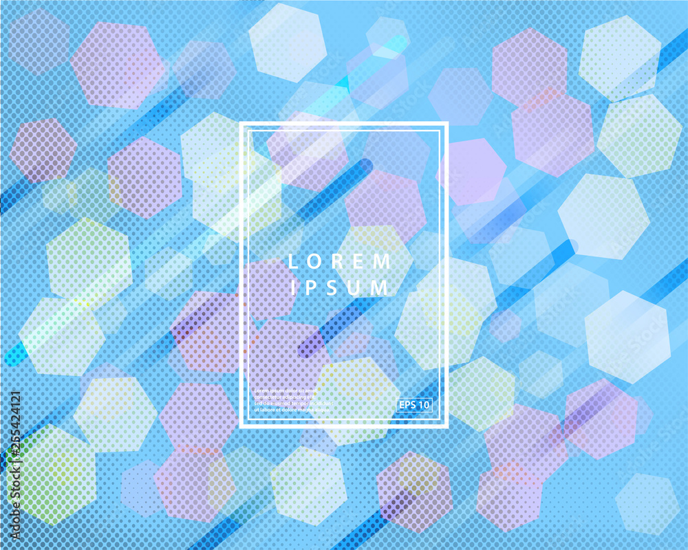 Leinwandbilder modern colorful abstract geometric background. geometric shapes abstract composition. gradient vecto