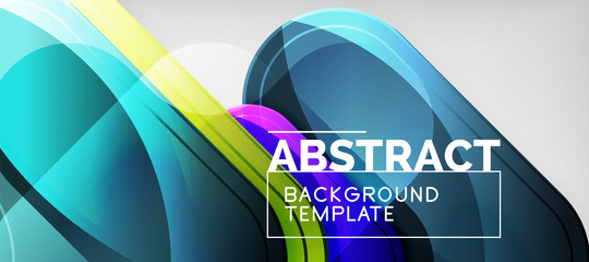 Light effects glossy arrows background