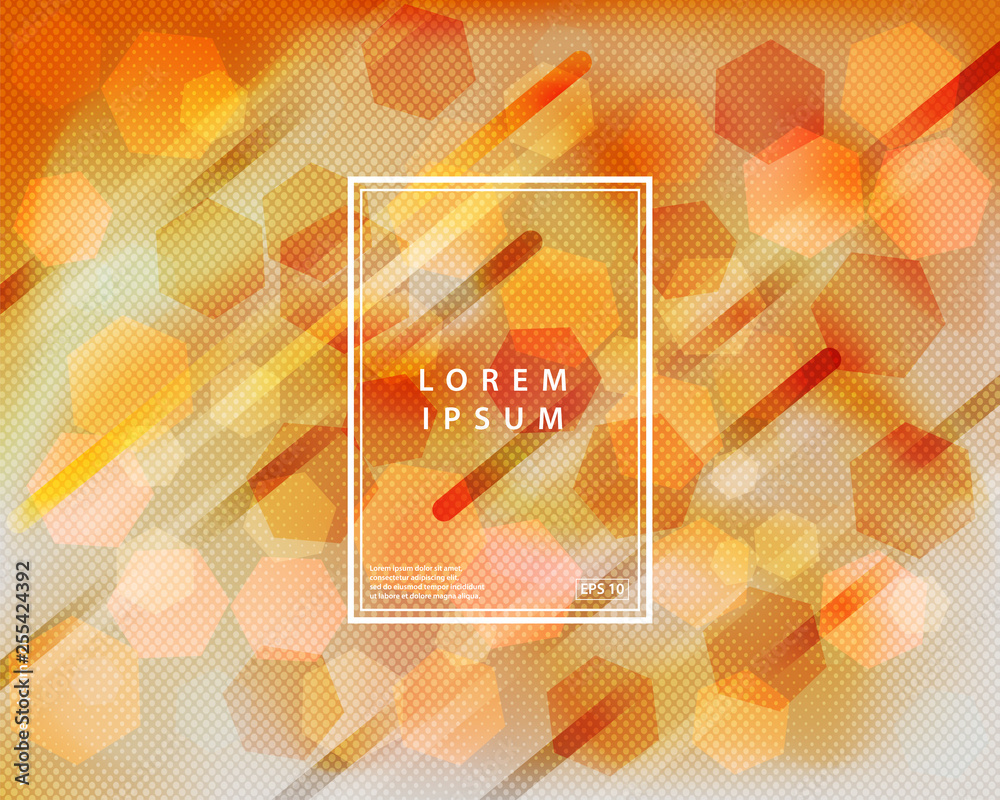 Leinwandbilder Modern colorful abstract geometric background. Geometric shapes abstract composition. Gradient vector background design. Eps10 vector