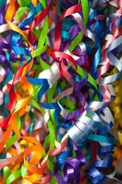curled ribbon background