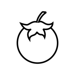 Tomato vegetable icon, vector illustration - Vector