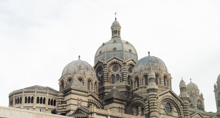 Obraz premium Marseille Cathedral is a Roman Catholic cathedral, and a national monument of France, located in Marseille. It has been a basilica minor since 1896. It is the seat of the Archdiocese of Marseille