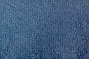 Simple blue woven fabric texture detail