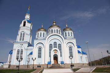 Temple of Kazan icon of the mother of god in Saransk, Russia