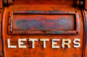 Old Metal Letter Box