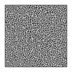 Abstract labyrinth. Game for kids. Puzzle for children. Maze conundrum. Vector illustration.