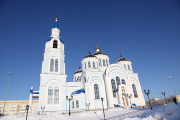 Temple of Kazan icon of the mother of god in Saransk, Russia