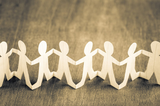 Paper Human Chain