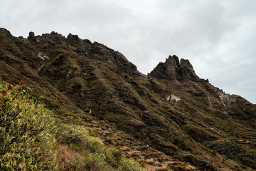 Mountain range in the Anaga Country Park