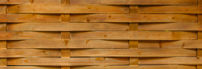 background made of woven wood fibers