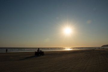 Atardecer en la playa