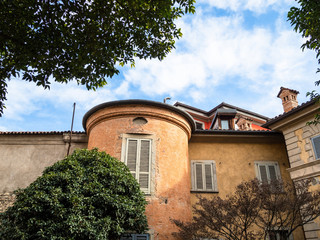 apartment in tower of old town wall, Bergamo