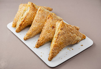 croissants on a white plate