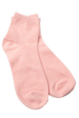 Pair of pink socks