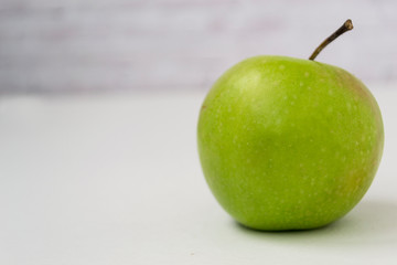 Green apple isolated on white background