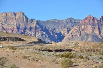Fototapeta na wymiar Red Rock Canyon in Las Vegas, Nevada.