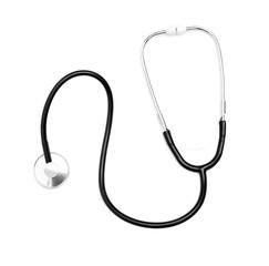 stethoscope isolated on white background. Medical concept