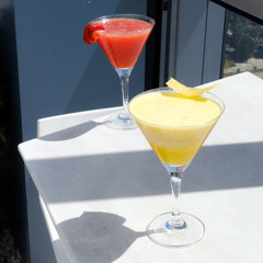 summer terrace restaurant food