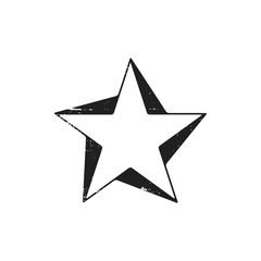 Fototapeta premium Sign of star spin.