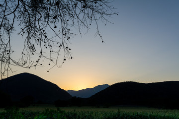 atardecer