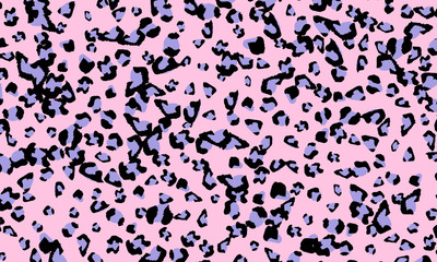 Leopard print design. Animal skin pattern.