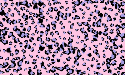 Leopard print design. Animal skin pattern.