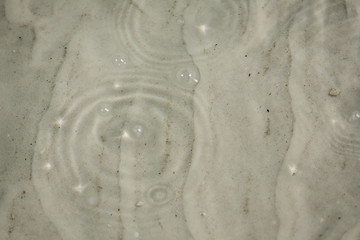 Fototapeta na wymiar shallow water and sand