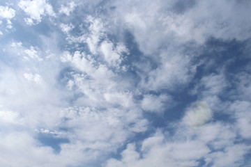cielo e nuvole in Primavera