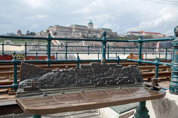 Budapest mit Burg und Relief