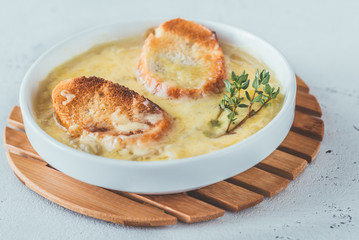 Bowl of onion soup