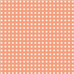 White circles on orange background   