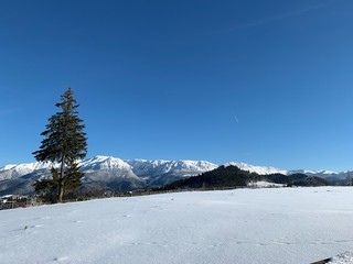 winter mountain landscape