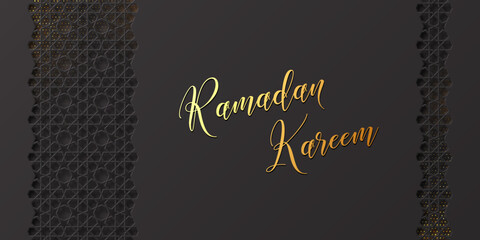 Ramadan Kareem holiday background. - obrazy, fototapety, plakaty