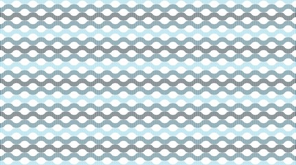 Wave blue pattern