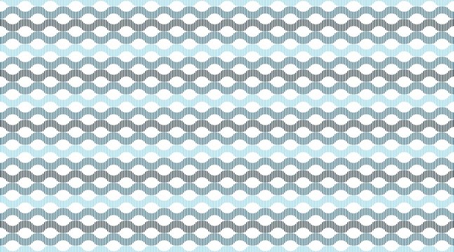 Wave blue pattern
