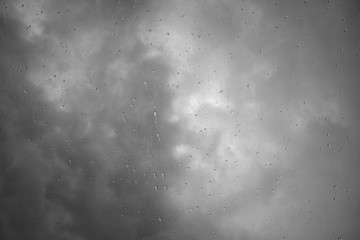 Regennasse Windschutzscheibe - Textur