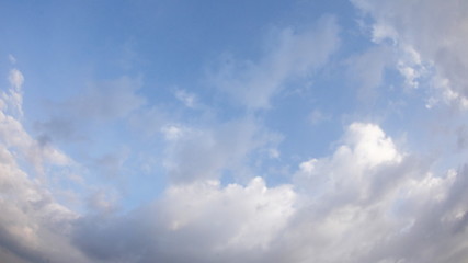 blue sky with clouds