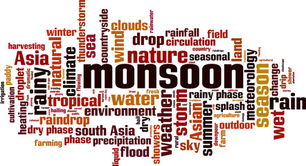 Monsoon word cloud