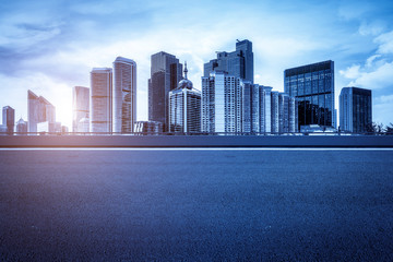 Urban Road, Highway and Construction Skyline..