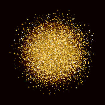16 Glowing Glitter Explode, Glitter Confetti Gold Dust PNG By ArtInsider