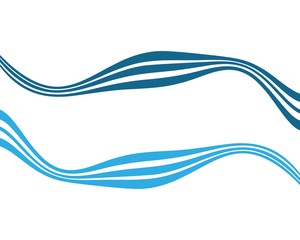 Water wave vector illustration