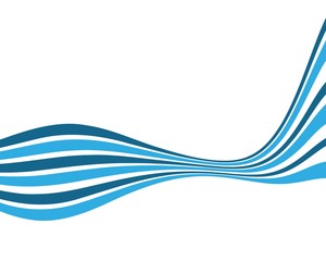 Water wave vector illustration